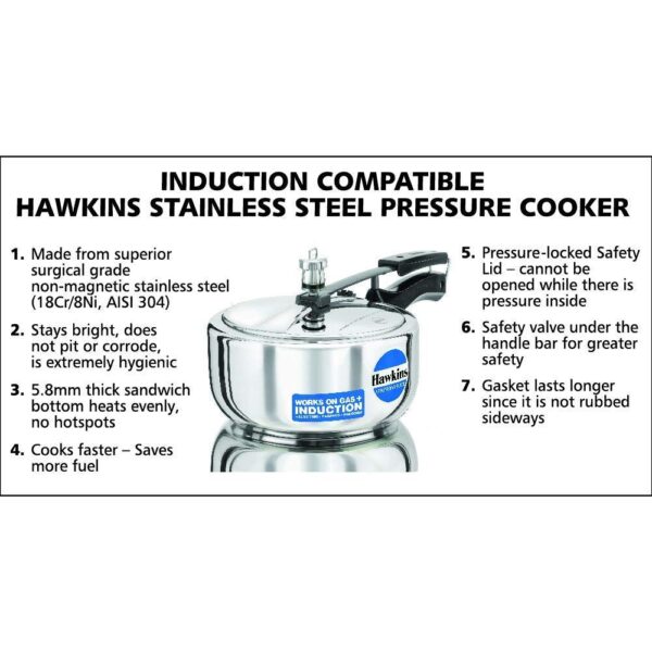 hawkins stainless steel cooker